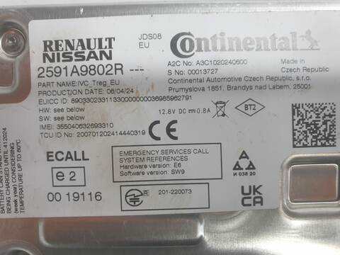 Foto 3ª: Centralita Motor ECU Renault Arkana TECHNO
