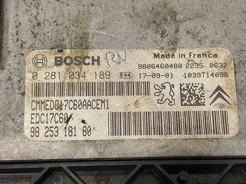 Foto 4ª: Centralita Motor ECU Citroen Jumpy 1.6 BLUEHDI 115 115CV 85KW [BHX (DV6FC)] (2018)