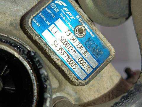 Foto 3ª: Turbocompresor Fiat Punto 1.4 G 77CV 57KW EVO PUNTO 199) 199A2000 (2010)