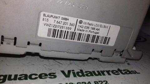 Foto 3ª: Sistema Audio Radio CD Volkswagen Golf 1.6 TDI DPF 105CV 77KW [CAY] (2010)