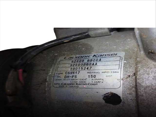 Foto 2ª: Compresor Aire Acondicionado Nissan Qashqai 1.6 (2006)