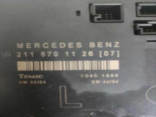 Foto 3ª: Centralita Confort BSI Mercedes Clase E 180 E 320 4-MATIC 211.082) (2002)