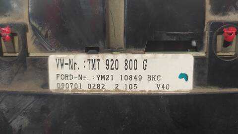 Foto 4ª: Cuadro de Instrumentos Seat Alhambra ERENCE 116CV 85KW [AUY] (2002)