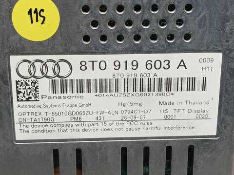 Foto 3ª: Sistema GPS Audi A4 BASICO 143CV 105KW [CAGA] (2008)