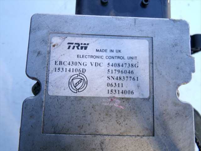 Foto 2ª: Abs Alfa Romeo 159 1.9 JTD 2006-2011 [939A2000] (2007)