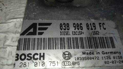 Foto 3ª: Centralita Motor ECU Seat Alhambra STELLA 116CV 85KW [AUY] (2002)