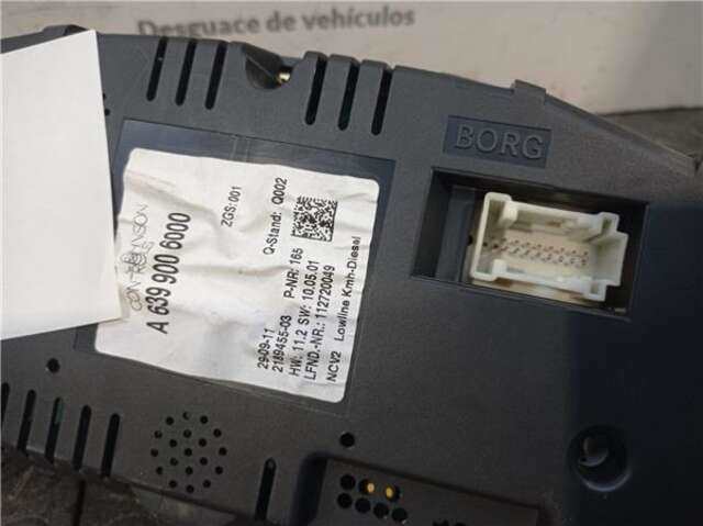 Foto 3ª: Cuadro de Instrumentos Mercedes Vito 2.1 109 CDI COMPACTO (639.601) [2.1 LTR. - 70 KW CDI] [D 651940]