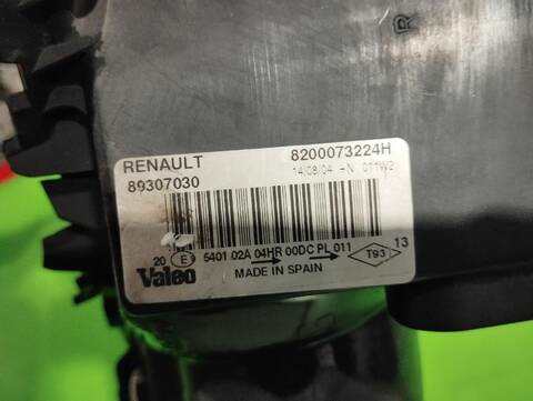 Foto 3ª: Faro Izquierdo Renault Megane 1.9 DCI DIESEL 120CV [F9Q800] (2003)
