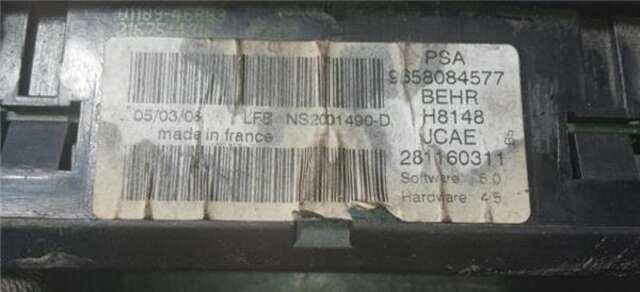 Mando Climatizador Citroen C4 1.6 HDI