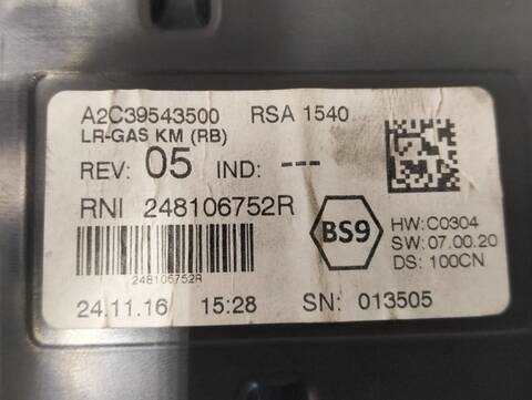 Foto 2ª: Cuadro de Instrumentos Renault Megane H5F408 BERLINA IV BERLINA 5P (2016)
