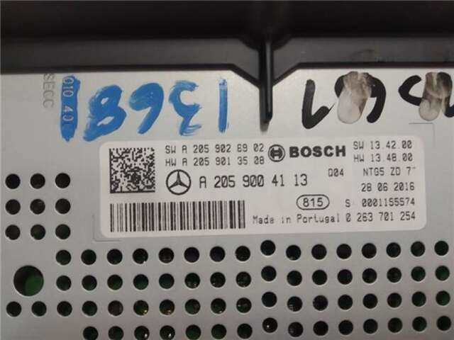 Foto 3ª: Sistema GPS Mercedes Clase C 160 2.1 C 220 BLUETEC - D (205.004) [2.1 LTR. - 125 KW CDI CAT]