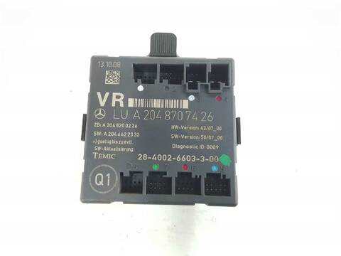 Foto 2ª: Centralita Puerta Delantera Izquierda Mercedes Clase C 220 2.2 CDI 136CV 6V [646811] (2007)