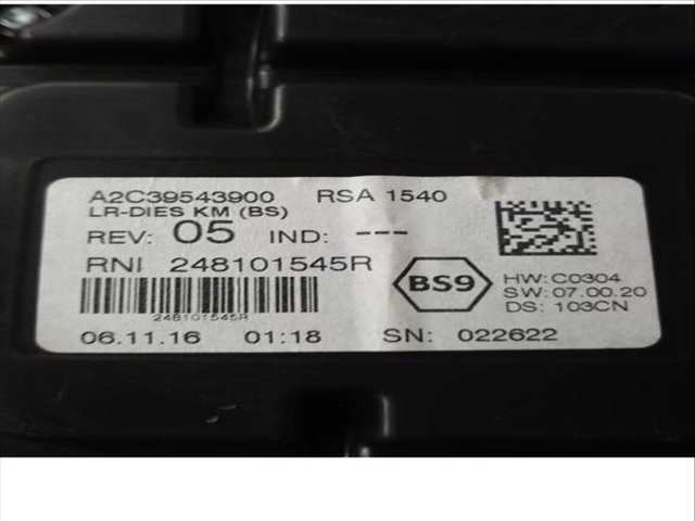 Foto 3ª: Cuadro de Instrumentos Renault Megane 1.5 DCI 110 B9A3) HATCHBACK IV HATCHBACK B9A/M/N_) (2015)