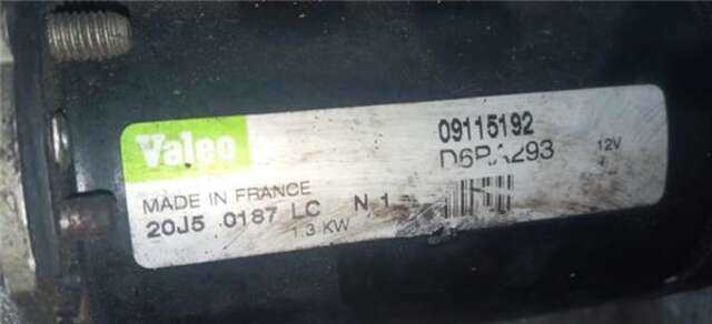 Motor de Arranque Opel Astra 1.6