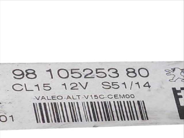 Foto 2ª: Alternador Peugeot 308 1.6 HDI - BLUEHDI 115 LCBHXM LCBHXT) (2014)