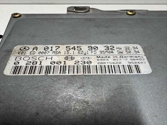 Foto 3ª: Centralita Motor ECU Mercedes Clase E 180 BERLINA