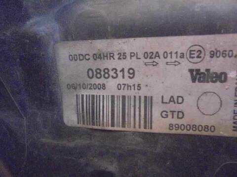 Foto 2ª: Faro Izquierdo Renault Laguna 1.9 DCI DIESEL GRANDTOUR 120CV 88KW [F9Q C7] (2003)