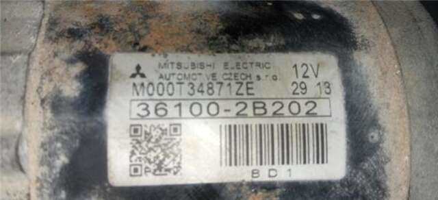 Motor de Arranque Hyundai ix35 1.6 CLASSIC 2WD [1.6 LTR. - 99 KW CAT]