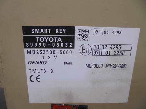 Foto 2ª: Centralita Inmovilizador Toyota Avensis ACTIVE 150CV 110KW [2AD] (2010)