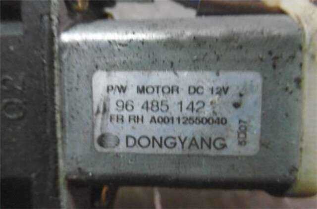 Elevalunas Eléctrico Delantero Derecho Chevrolet Matiz 1.0 LPG