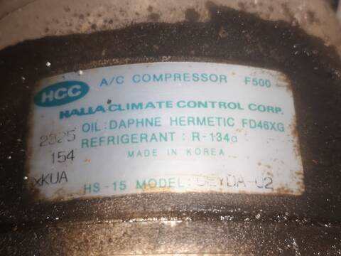 Compresor Aire Acondicionado Hyundai Matrix D3EA