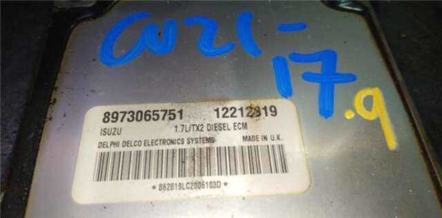 Centralita Motor ECU Opel Astra 1.7 DTI 16V