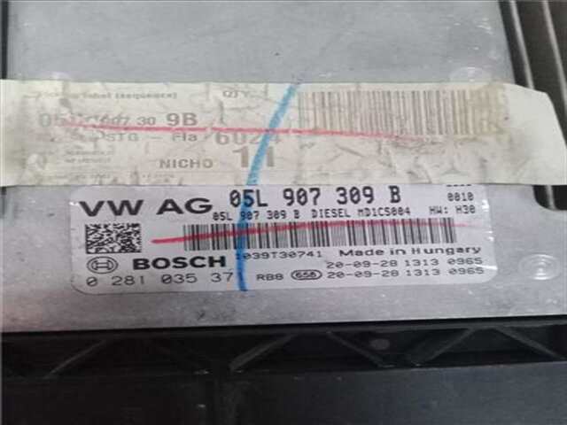 Foto 2ª: Centralita Motor ECU Volkswagen Tiguan 2.0 ADVANCE [2.0 LTR. - 110 KW TDI] [DTSA]