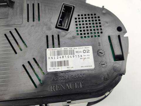 Foto 4ª: Cuadro de Instrumentos Renault Megane BUSINESS BERLINA 90CV 66KW III BERLINA 5 P [K9K834] (2013)