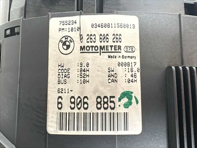 Foto 3ª: Cuadro de Instrumentos Bmw Serie 3 330 3.0 DIESEL E 46 [306D1] (2004)