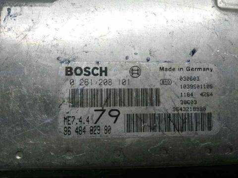 Foto 2ª: Centralita Motor ECU Peugeot 206 1.6 16V CAT 109CV 80KW (2002)