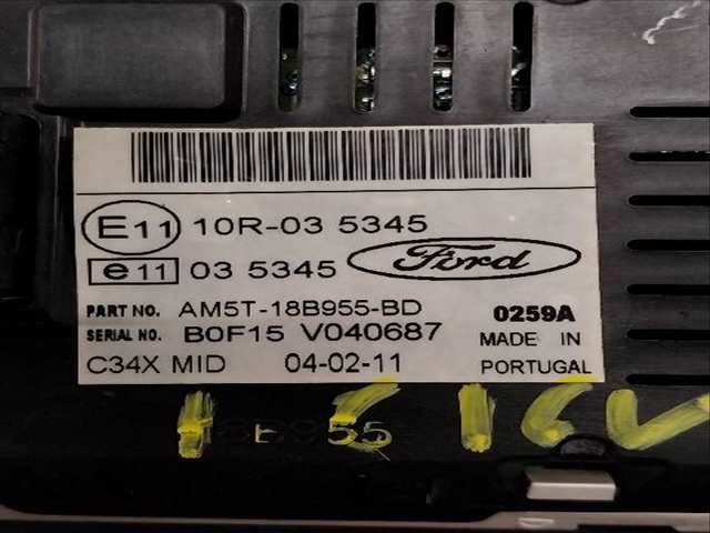 Foto 2ª: Pantalla Multifuncion Ford Focus 1.6 G [G-JQDB] (2011)