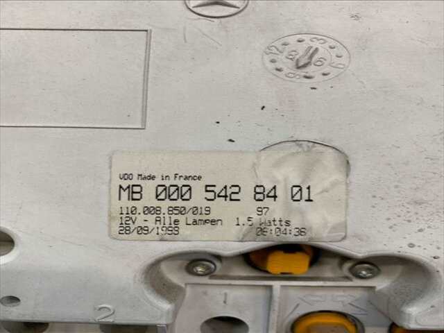 Foto 3ª: Cuadro de Instrumentos Mercedes Vito VITO 108 D 82CV/60KW 0CV FURGON [601942] (1998)