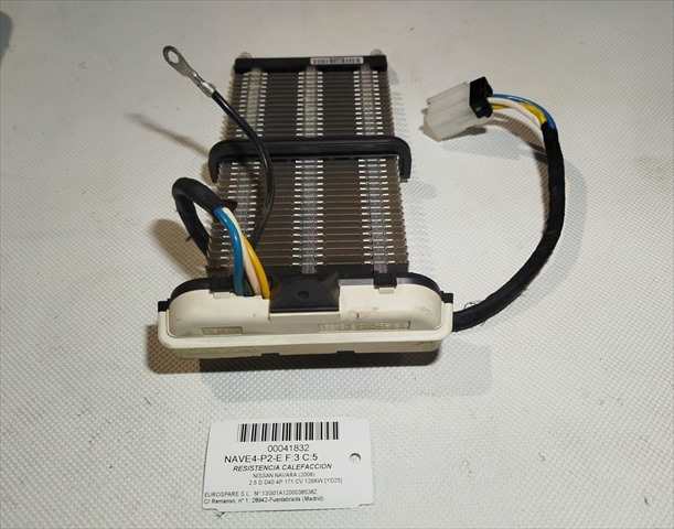 Foto 4ª: Calefacción Nissan Navara 2.5 D D40 4P 171 CV [YD25] (2006)