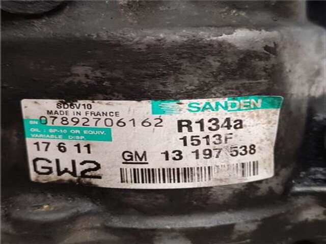 Foto 2ª: Compresor Aire Acondicionado Opel Combo 1.3 CDTI 16V [Z 13 DT]