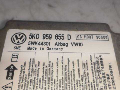 Foto 2ª: Centralita Airbag Volkswagen Golf CAYC (2012)