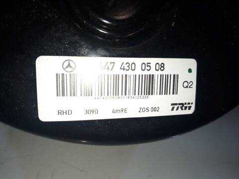 Foto 3ª: Servofreno Mercedes Vito 114/116 CDI 119 CDI/BT EXTRALANG 447.705) 136CV 100KW (2014)