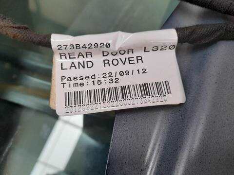 Foto 2ª: Puerta Trasera Izquierda Land Rover Range VERSION INDEFINIDA (2013)