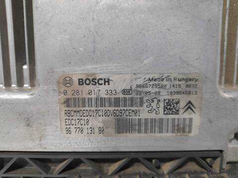 Foto 3ª: Centralita Motor ECU Citroen C3 1.6 HDI FAP PICASSO 92CV 68KW [9HP] (2012)