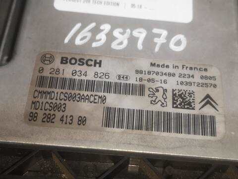 Foto 2ª: Centralita Motor ECU Peugeot 208 YH01 (2018)