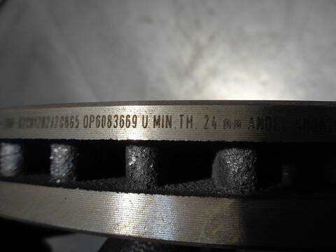 Foto 3ª: Disco Freno Delantero Peugeot 406 SLDT BERLINA 90CV 66KW [D-DHX] (1999)