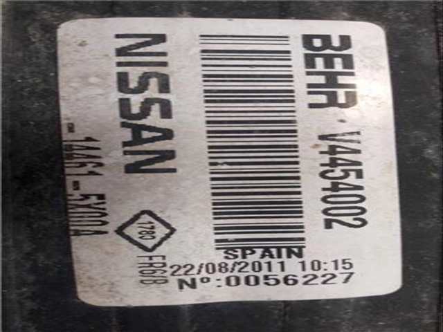 Foto 2ª: Intercooler Nissan Navara 2.5 DOBLE CAB LE 4X4 [2 5 LTR. - 128 KW DCI DIESEL CAT] 174CV
