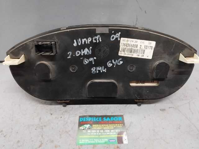 Foto 3ª: Cuadro de Instrumentos Citroen Jumper 2.2 D JR CFMX33L2H2120 [D-4HU] (2010)
