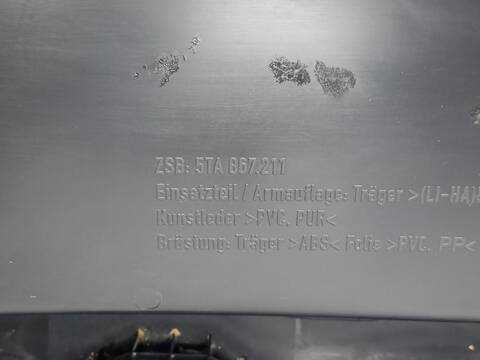 Foto 2ª: Tapizados Cartoneras Volkswagen Touran ADVANCE BMT 110CV [CRKB] (2015)