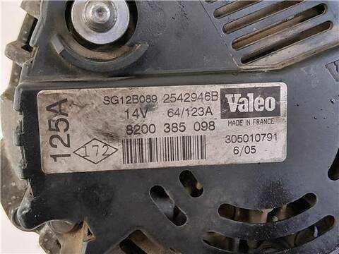 Foto 3ª: Alternador Renault Kangoo 1.5 DCI KC07) 65CV 48KW [K9K 704] (2005)