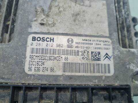 Foto 3ª: Centralita Motor ECU Citroen Jumpy HDI 90 27 L1H1 FURG. 90CV 66KW [9HU] (2007)
