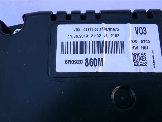 Foto 3ª: Cuadro de Instrumentos Volkswagen Polo 1.2 TSI 2009-2014 [CBZ] (2014)