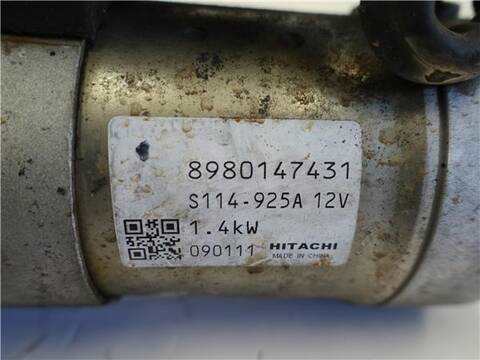 Foto 3ª: Motor de Arranque Opel Astra 1.7 CDTI BERLINA 125CV 92KW [Z 17 DTR] (2009)