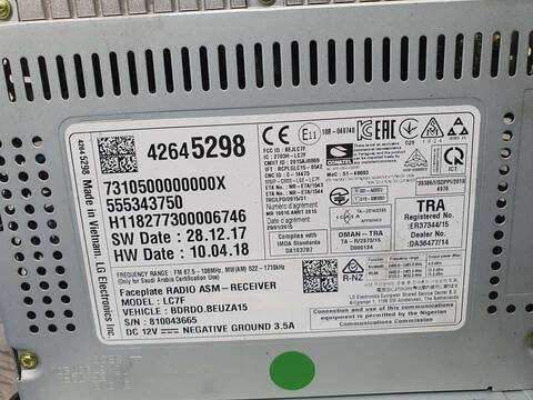 Foto 3ª: Sistema GPS Opel Corsa SELECTIVE 90CV 66KW [B14XER OPT LDD] (2019)