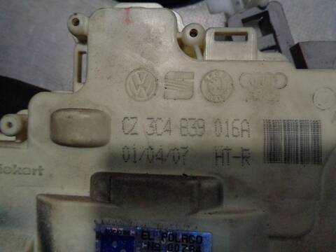 Foto 4ª: Cerradura Puerta Delantera Izquierda Volkswagen Passat ADVANCE BERLINA 140CV 103KW [BKP] (2007)