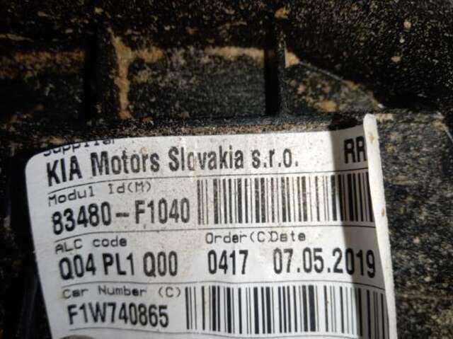 Elevalunas Eléctrico Trasero Derecho Kia Sportage 1.6 ATTRACT 2WD [1.6 LTR. - 97 KW GDI CAT]
